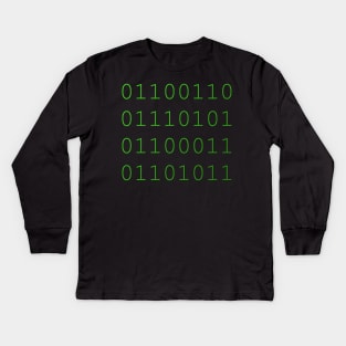 Binary AF Kids Long Sleeve T-Shirt